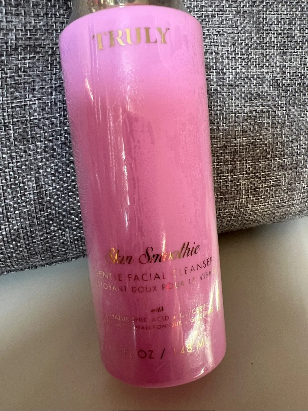 TRULY Pink & Gold Makeup Setting Spray Bottle